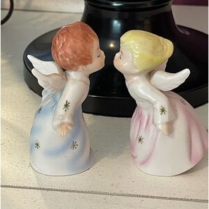 Vintage Japan Schmid Bros pair Kissing Angels